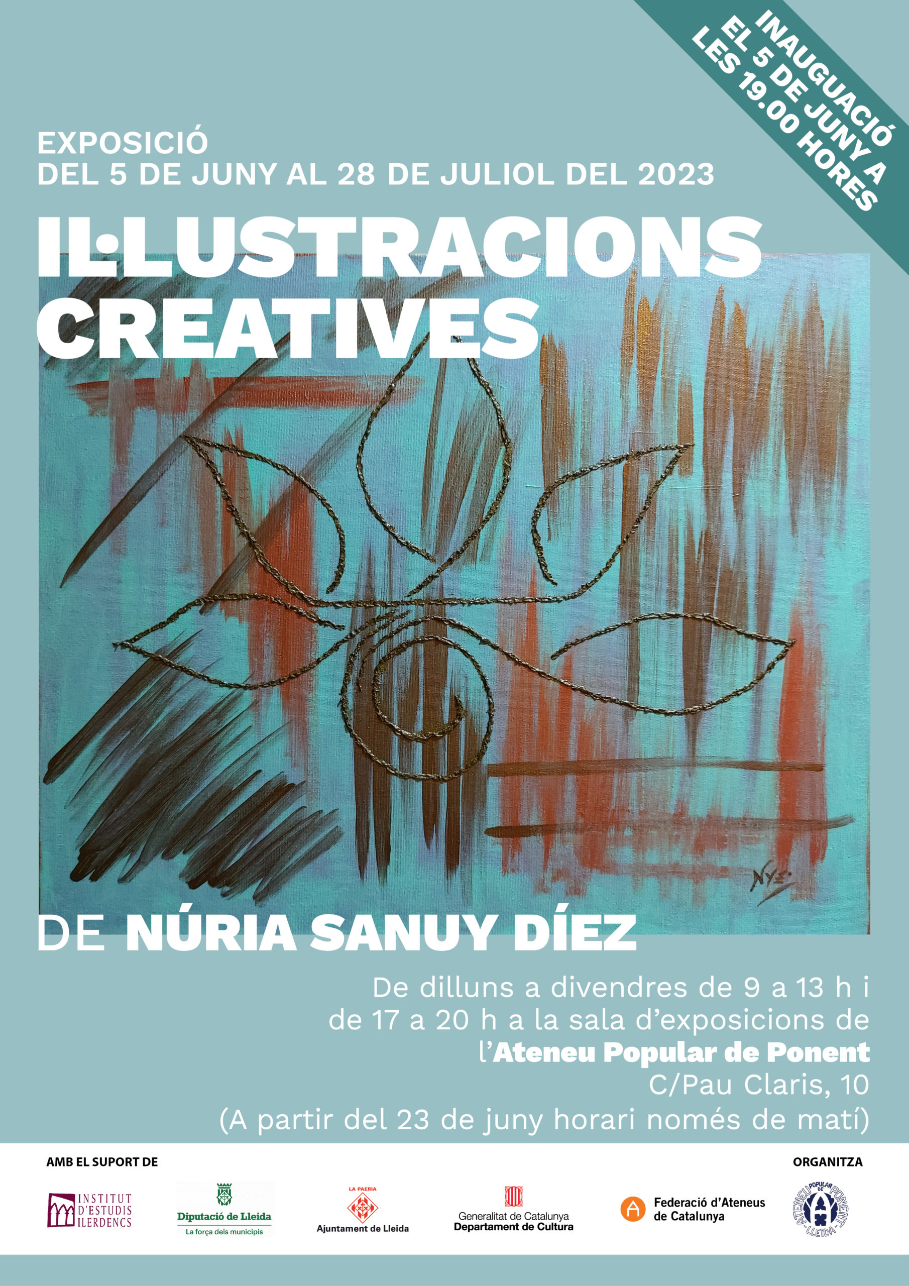 Cartell exposició_Il·lustracions creatives