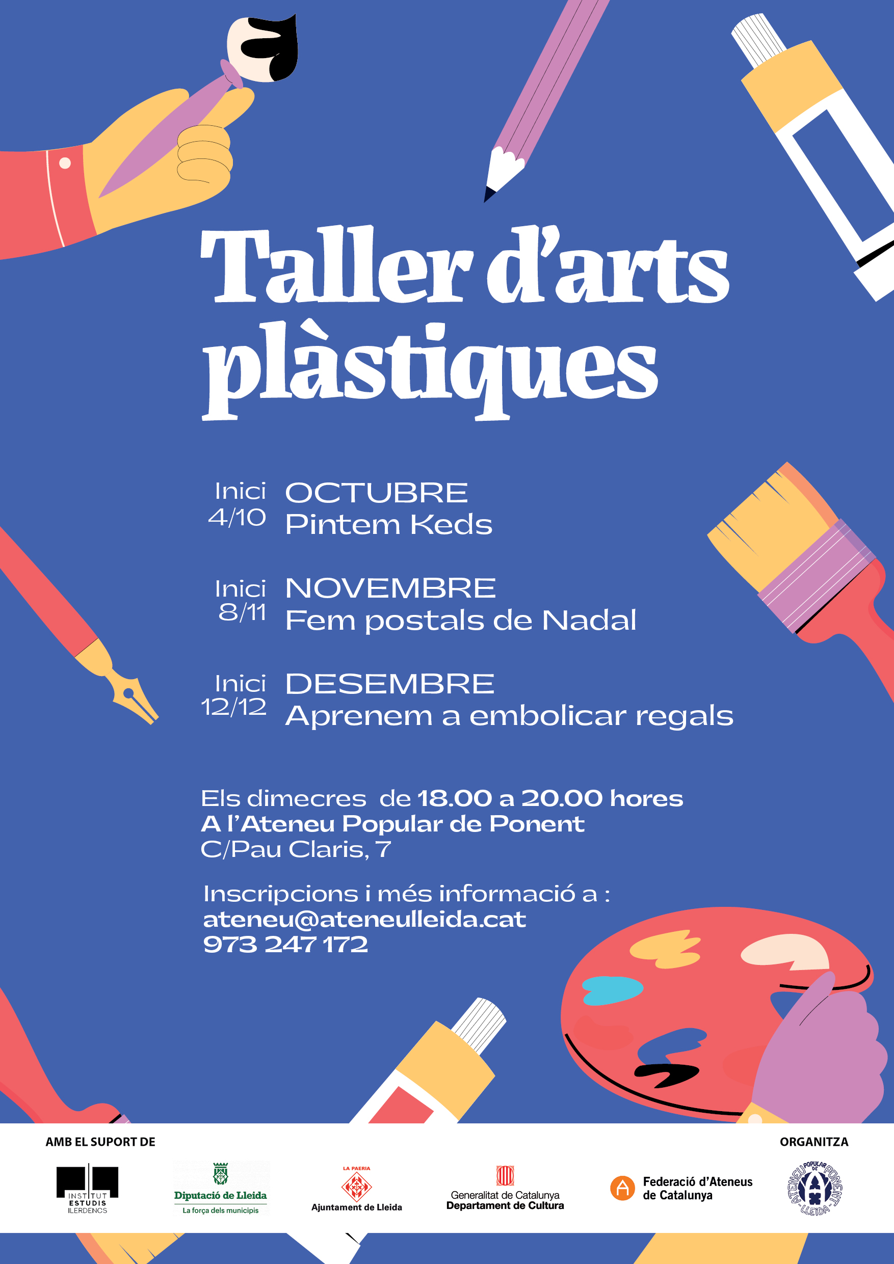 Cartell_Taller d’arts plàstiques