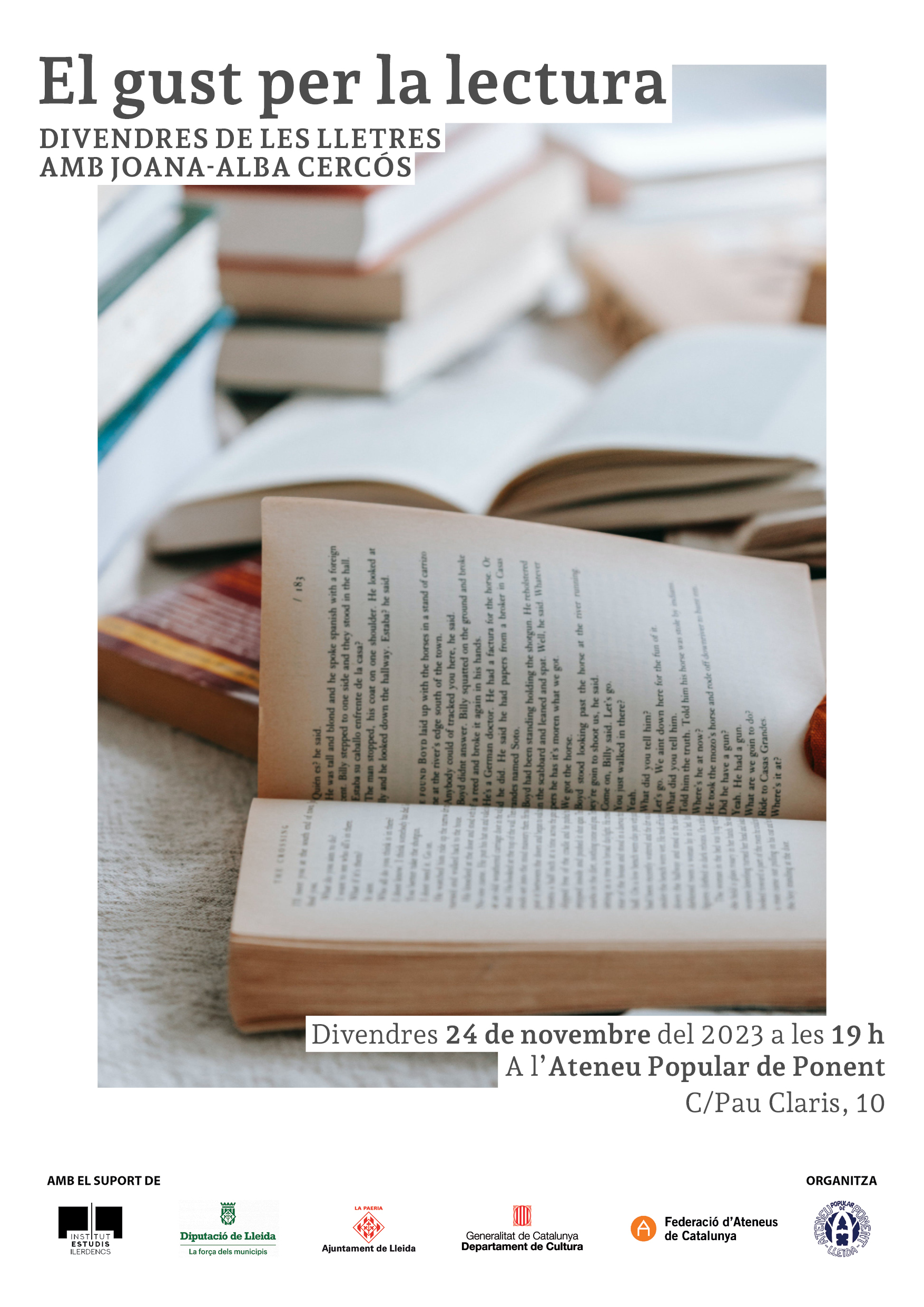 Cartell_el gust per la lectura