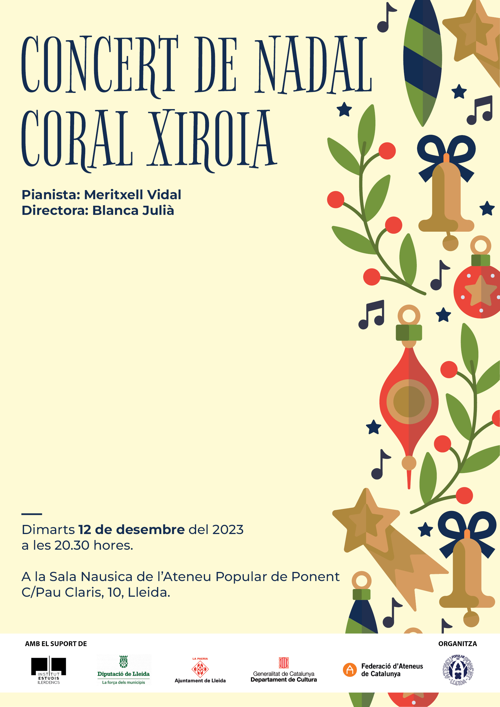 Cartell_Concert Nadal Xiroia