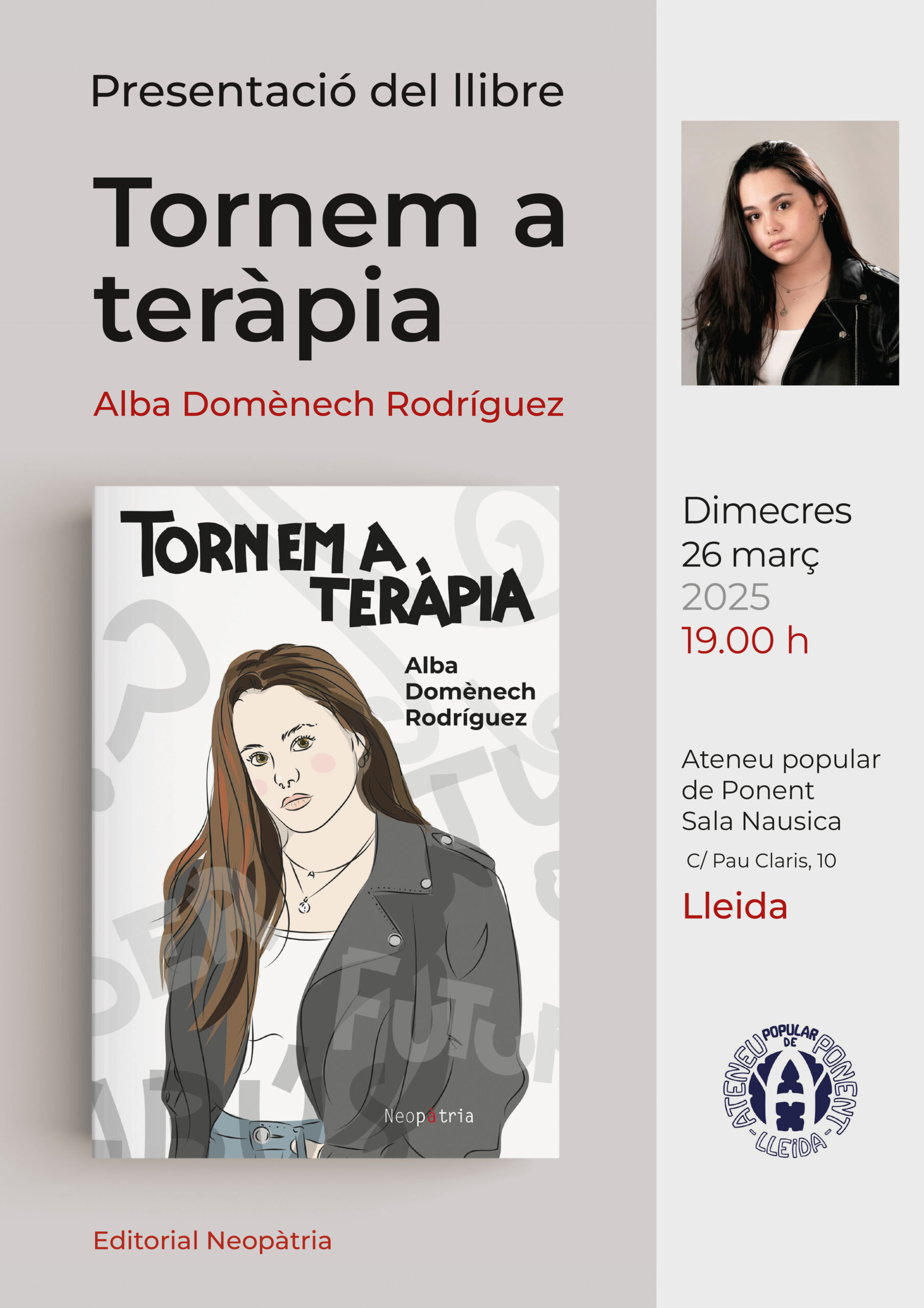 MZ TORNEM A TERÀPIA – ALBA DOMÈNECH – cartell.indd