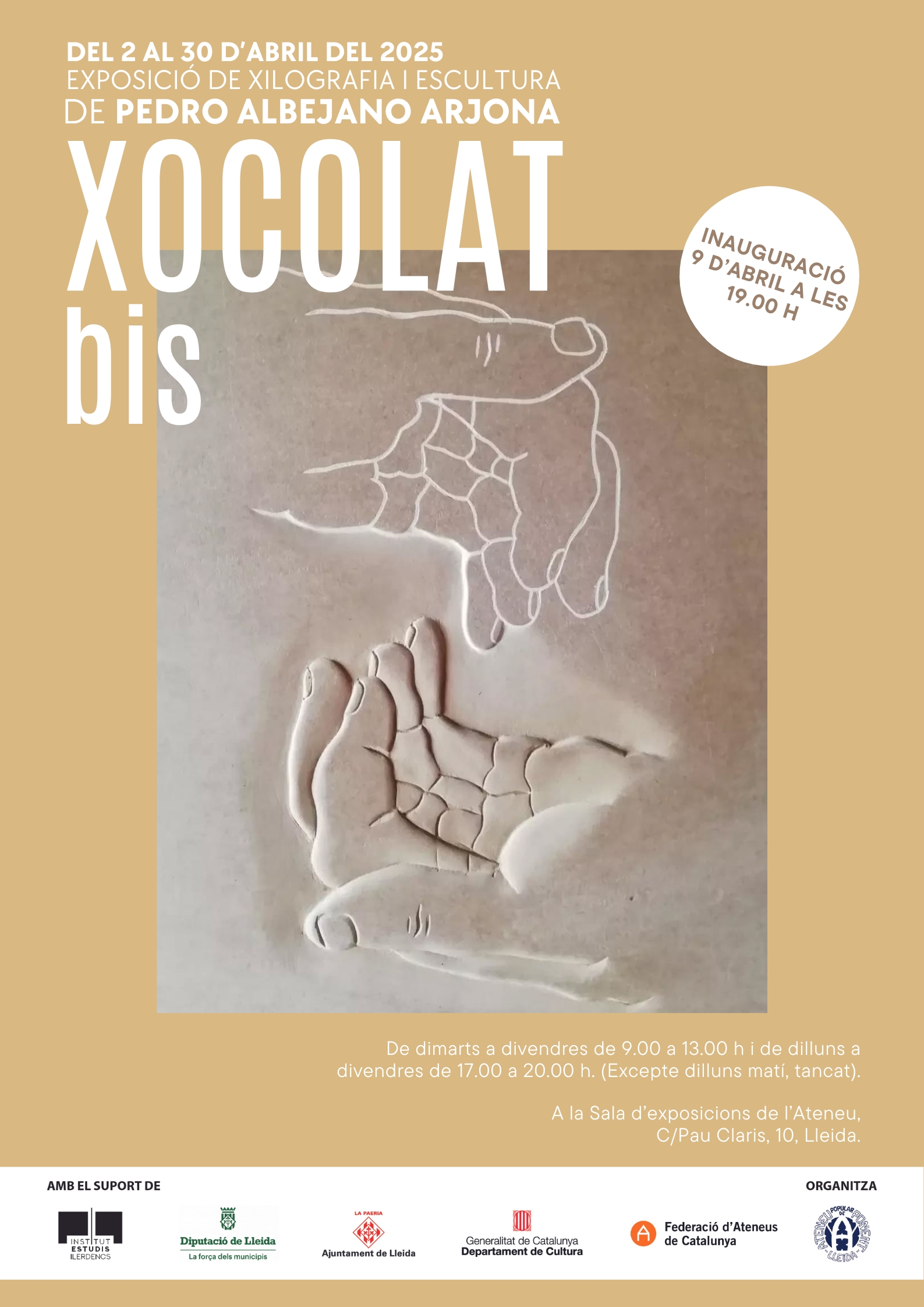 Cartell_Exposició Xocolat bis de Pedro Albejano